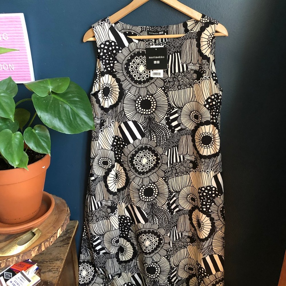 Marimekko x Uniqlo FW 2019 A-Line Dress NWT